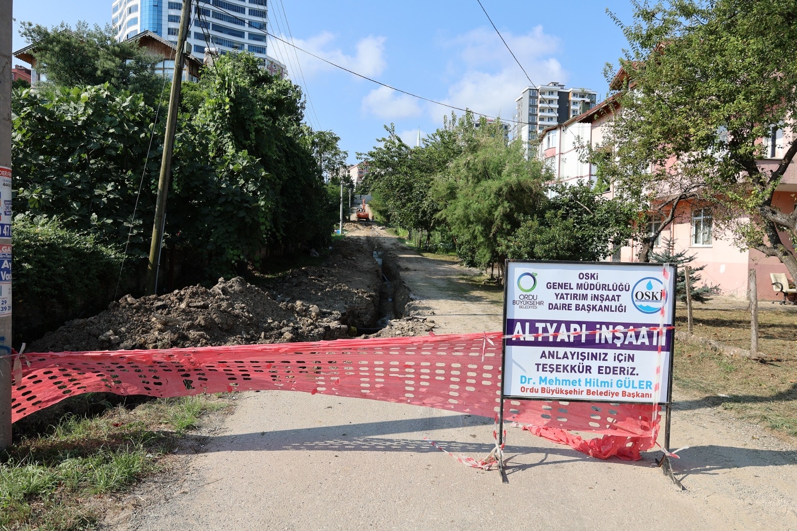 BÜYÜKŞEHİR FATSA’DA ÇALIŞIYOR